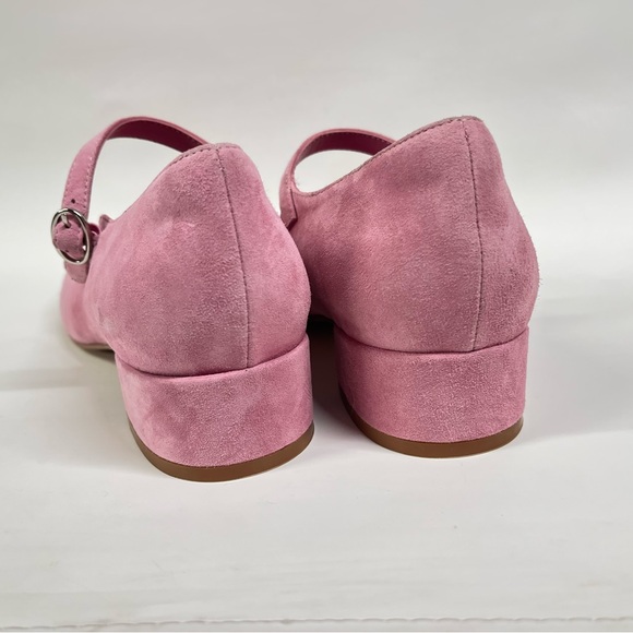 Jeffrey Campbell Pink Suede Mary Jane Heels - Picture 7 of 12